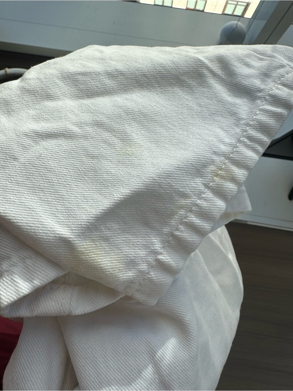 Zara White Elastic-Waist Casual Joggers - Picture 6 of 6